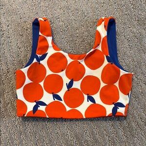 Hanna Andersson Blue and Orange Top